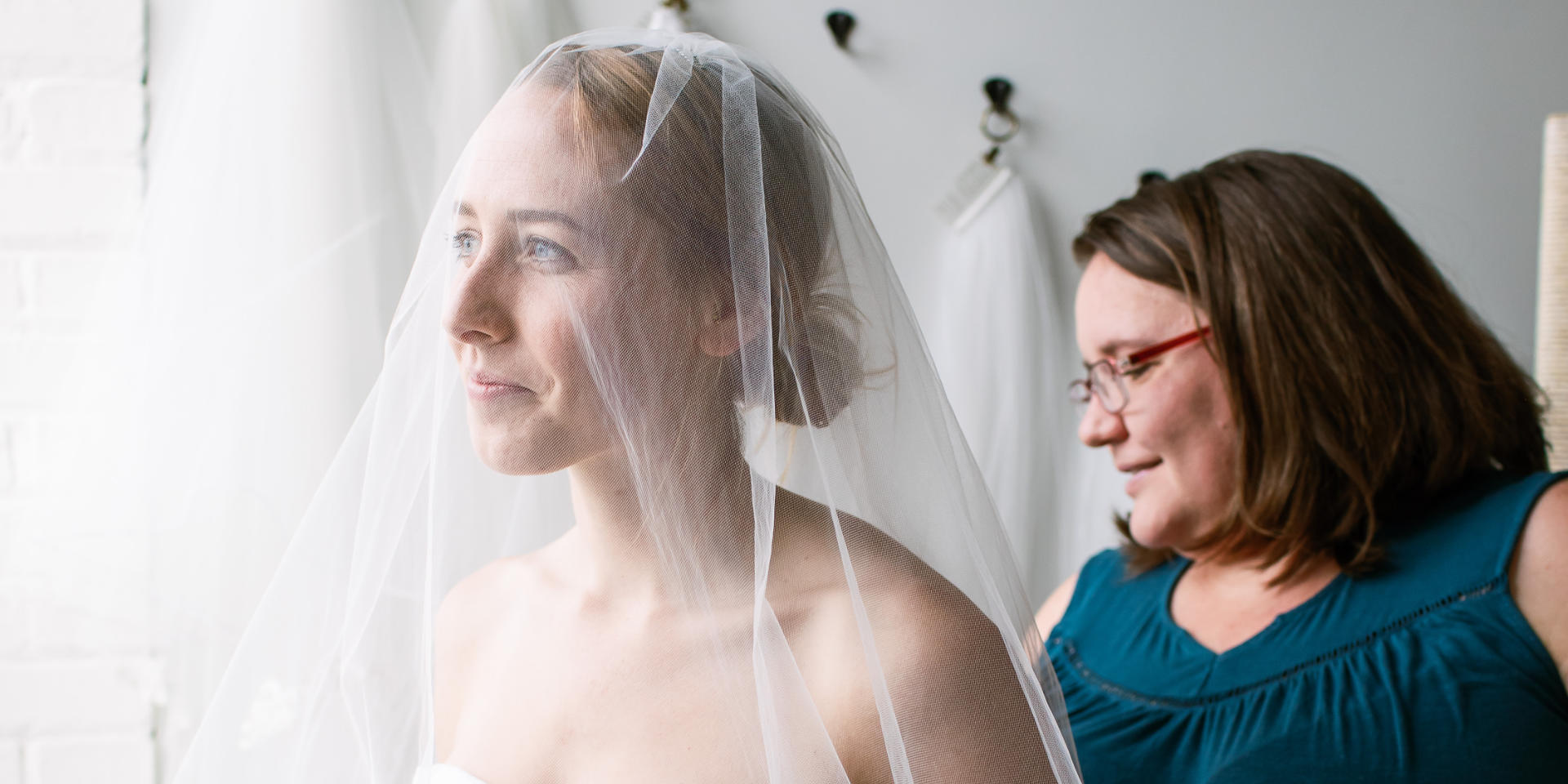 bride in veil